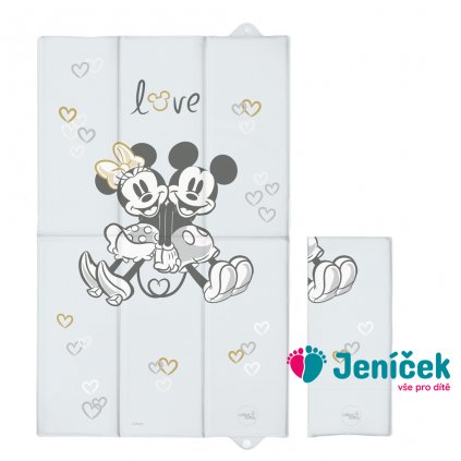 CEBA Podložka přebalovací cestovní (50x80) Disney Minnie & Mickey Grey