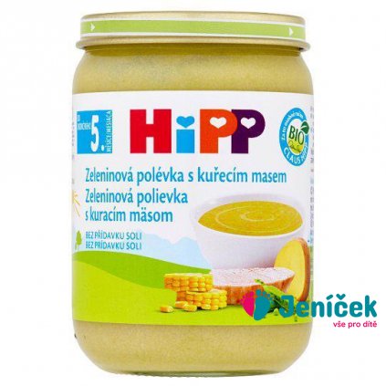 HiPP BIO zeleninová polévka s kuřecím masem (190 g)