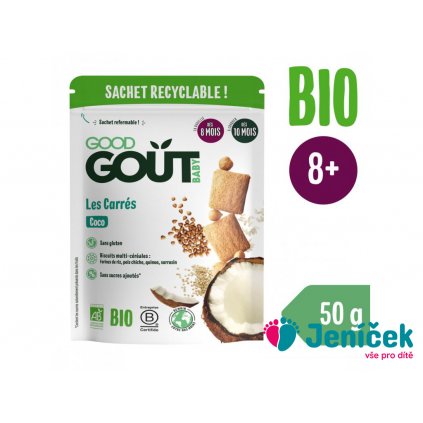 GOOD GOUT BIO Kokosové polštářky 50 g