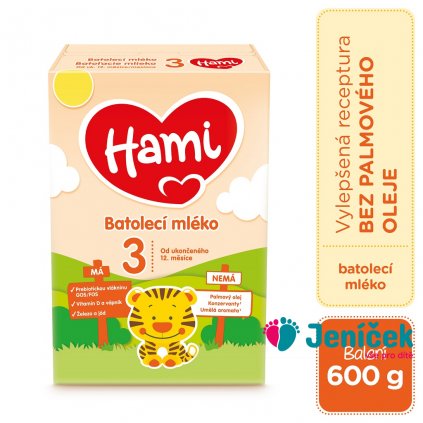 HAMI 3 Mléko batolecí 600 g