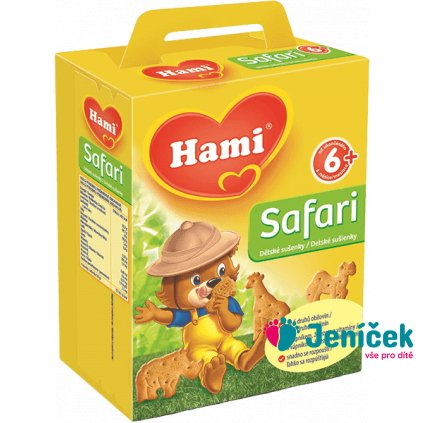 HAMI Sušenky dětské Safari 180 g