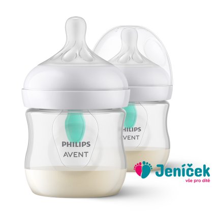 Philips AVENT Láhev Natural Response s ventilem AirFree 125 ml, 0m+, 2 ks