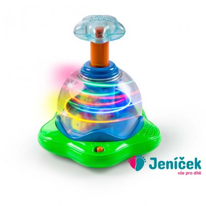 BRIGHT STARTS Hračka hudební svítící Press&Glow Spinner 6m+