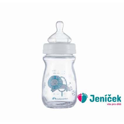 Kojenecká láhev Emotion Glass 130ml 0-6m White