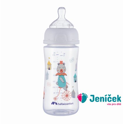 Kojenecká láhev Emotion 270ml 0-12m White