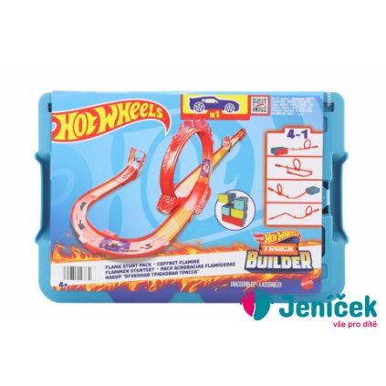 Hot Wheels Track builder ohnivá dráha HMC04