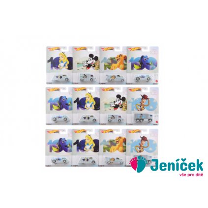 Hot Wheels Prémiový angličák - motivy popkultury DLB45