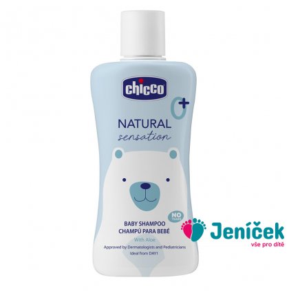 CHICCO Šampon Natural Sensation s aloe 200ml, 0m+