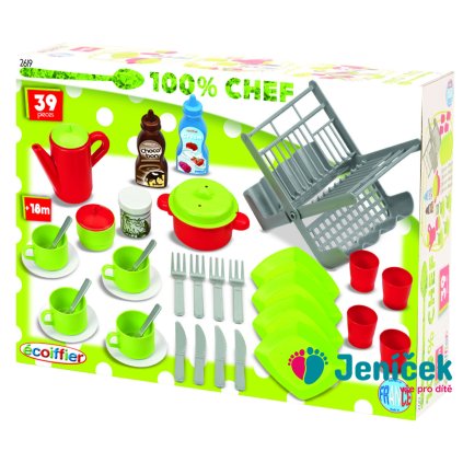 Velká sada jídelního příslušenství, 39ks