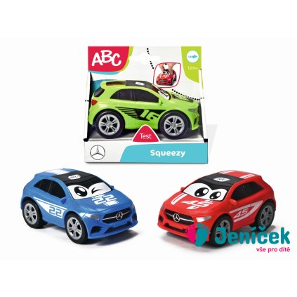 ABC Mercedes Squeezy, 11 cm, 3 druhy