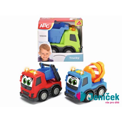ABC Volvo nákladní auto 13 cm, 3 druhy