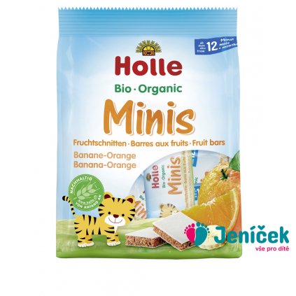 HOLLE Bio minis banánovo-pomerančové 100 g