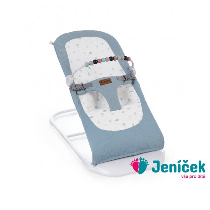 JANÉ Lehátko houpací ergonomické Baluu, od 0+ do 9kg, Lazuli Blue