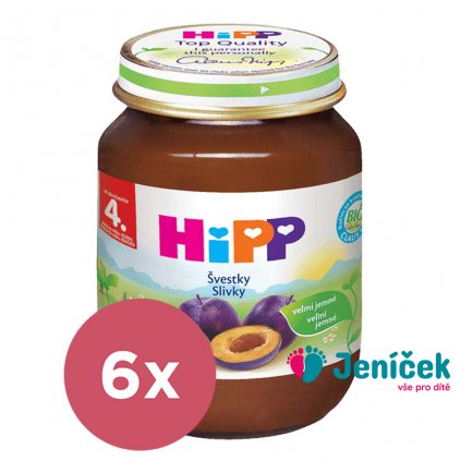 6x HiPP BIO Švestka 125 g