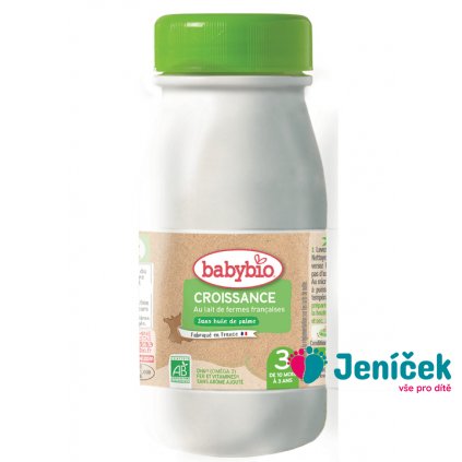 BABYBIO Croissance 3 tekuté kojenecké bio mléko 0,25 l