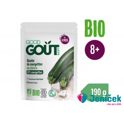 GOOD GOUT BIO Cuketové rizoto s kozím sýrem 190 g