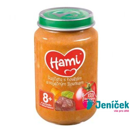 HAMI Brambory s rajčaty a kuřetem (200 g) - maso-zeleninový příkrm