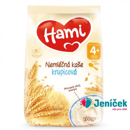 HAMI Nemléčná kaše krupicová 170 g