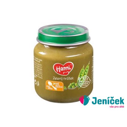 HAMI Zelený hrášek (125 g) - zeleninový příkrm