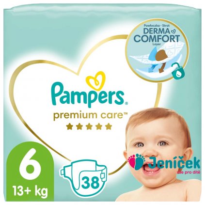 PAMPERS Premium Care Pleny jednorázové 6 (13 kg+) 38 ks