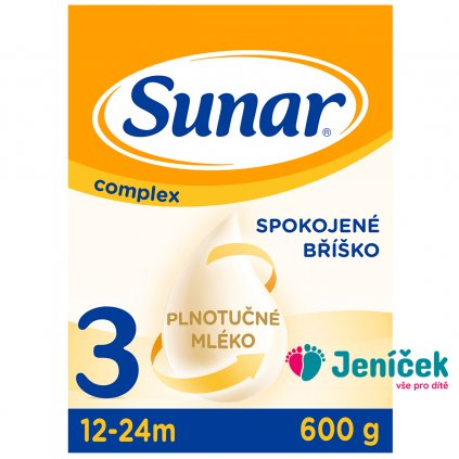 SUNAR Complex 3 Mléko batolecí 600 g