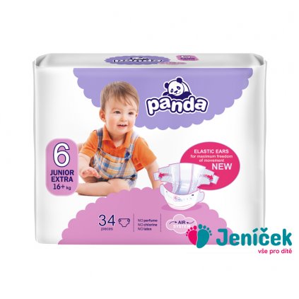 BELLA PANDA Pleny jednorázové 6 Junior extra (16 kg+) 34 ks