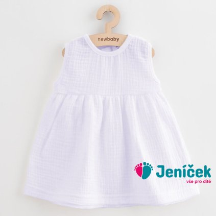 Kojenecké mušelínové šaty New Baby Elizabeth