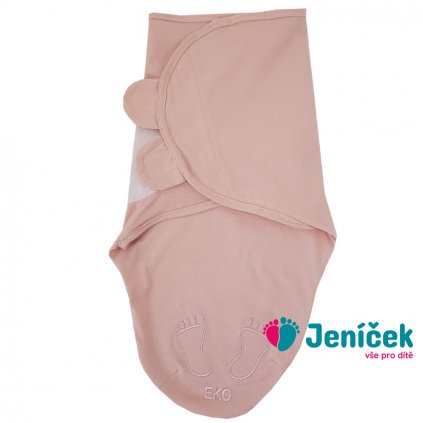 EKO Zavinovačka bavlněná Ulitka Powder pink 5-10 kg