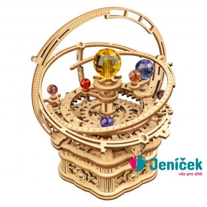 RoboTime 3D skládačka hrací skříňky Historický orloj