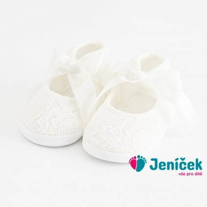 Kojenecké krajkové capáčky New Baby béžová 0-3 m