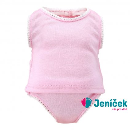 Petitcollin Spodní prádlo růžové (pro panenku 36-48 cm) v