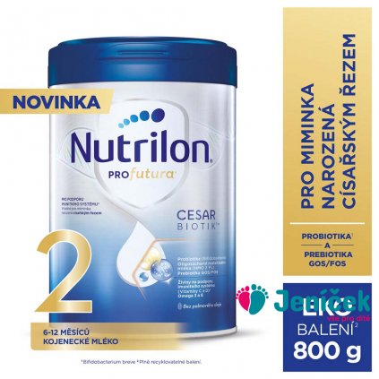NUTRILON Profutura CESARBIOTIK 2 kojenecké mléko 800 g