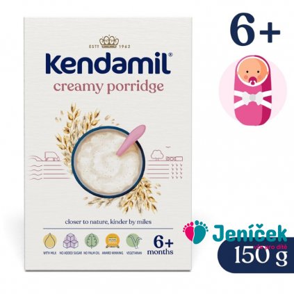 KENDAMIL Kaše mléčná krémová ovesná (150 g), 6m+