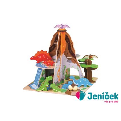 Bigjigs Toys Dinopark ostrov dinosaurů