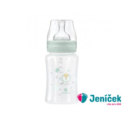 Kojenecká láhev 240ml 3m+ Jungle King Mint