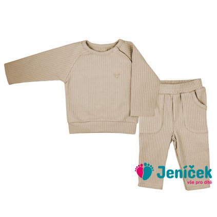 Kojenecké tričko s dlohým rukávem a tepláčky Koala Bello beige