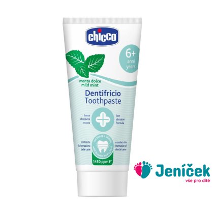 CHICCO Pasta zubní Jemná máta s fluorem 50ml, 6r+