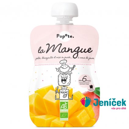 POPOTE Kapsička bio mango 120 g, 6+