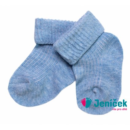 Kojenecké ponožky, Baby Nellys, sv. modré