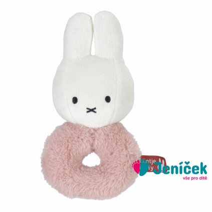 Chrastítko králíček Miffy Fluffy Pink