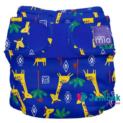 Bambino Mio Miosoft plenkové kalhotky Giraffe Jamboree 3-9kg