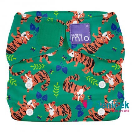 Bambino Mio Miosolo látková plenka all in one Tiger Tango