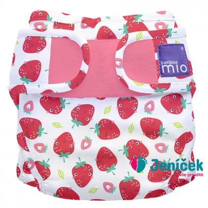 Bambino Mio Miosoft plenkové kalhotky Strawberry Cream 3-9kg