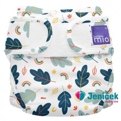 Bambino Mio Miosoft plenkové kalhotky Little Leaves 3-9kg