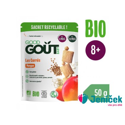 Polštářky BIO mangové 50 g Good Gout