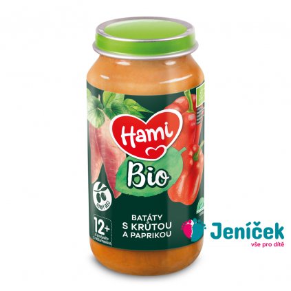 HAMI BIO Příkrm masozeleninový Batáty s krůtou a paprikou 250g