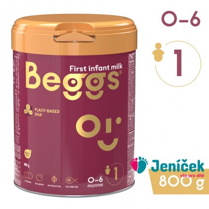 BEGGS 1 Mléko počáteční 800 g 0m+