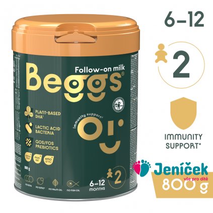 BEGGS 2 Mléko následné 800 g 6m+