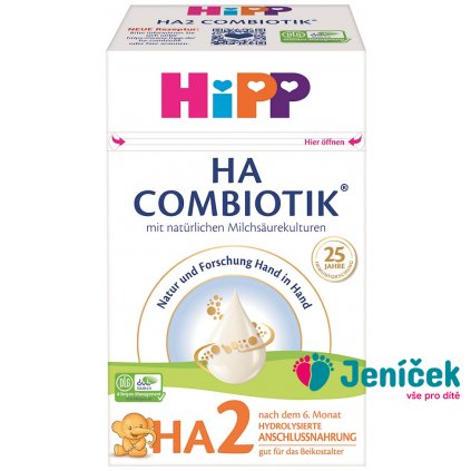 HiPP Výživa pokračovací mléčná kojenecká HA 2 Combiotik® 600 g, od uk. 6. měsíce