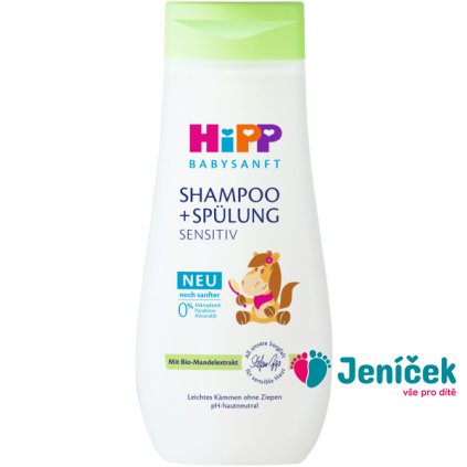 HiPP Babysanft Šampón dětský s kondicionérem Koník 200 ml